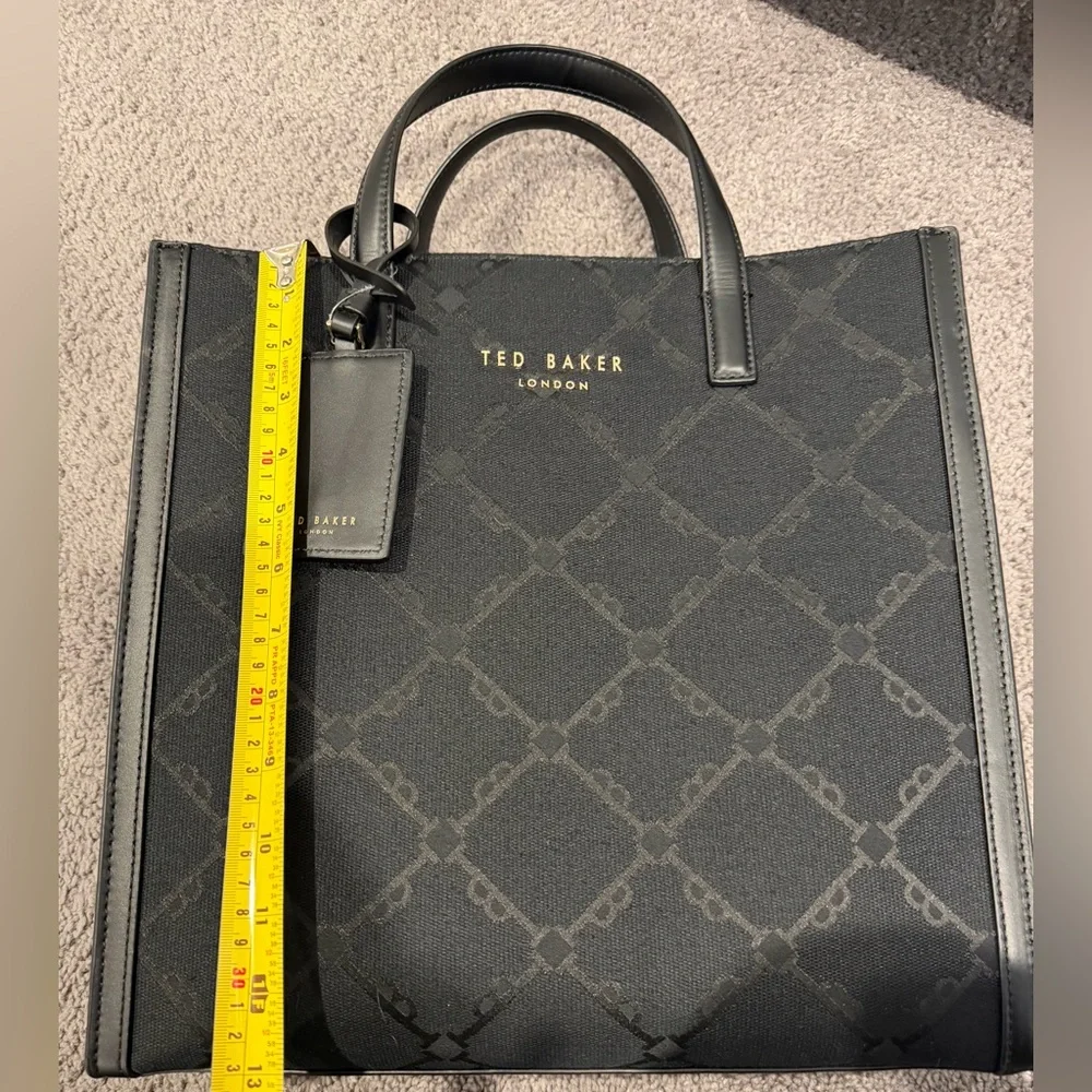Ted Baker Black Structured Tote - Picture 7 of 8